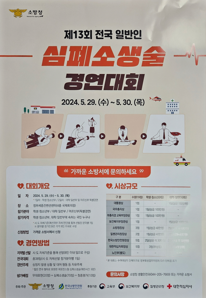 전국 일반인 심폐소생술 경연대회 홍보 포스터.jpg
