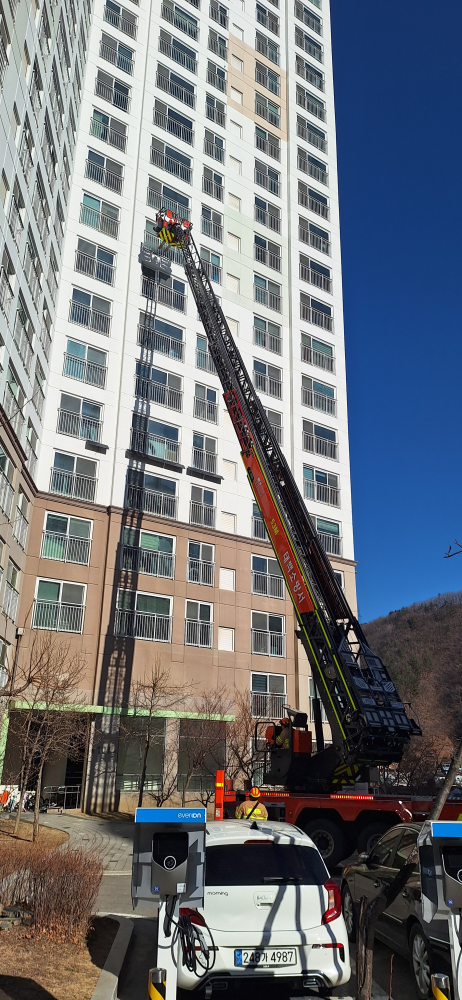 (태백소방서 , 태백소방서, 타위빌 화재 대응 합동훈련) 관련사진2.jpg