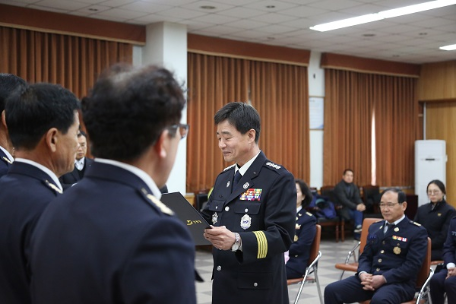 춘천소방서, 2019년 의용소방대장 임명장 전수