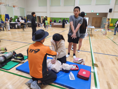 철원소방서, 철원초등학교 방문 직업체험 및 안전교육 실시