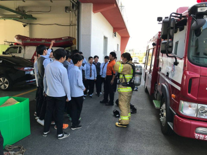 철원소방서, 미래소방관 체험교육 실시