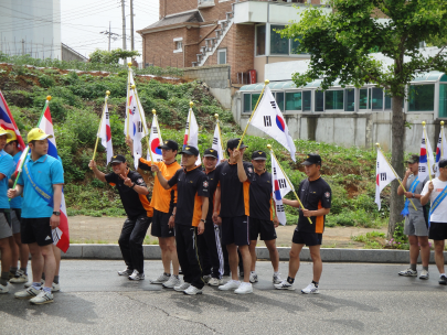 625km 이어달리기 동해소방서도 함께 합니다.