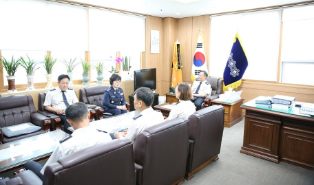 김충식 강원소방본부장, 동해소방서 격려방문 및  신축청사 공사현장 안전지도