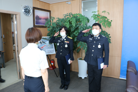 동해소방서, 현장소방활동 안전관리 유공 표창 수여식