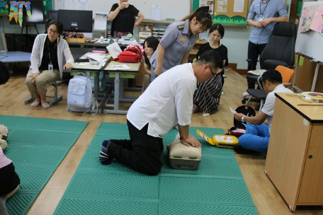 춘당초등학교 교직원 대상 소방안전교육 실시