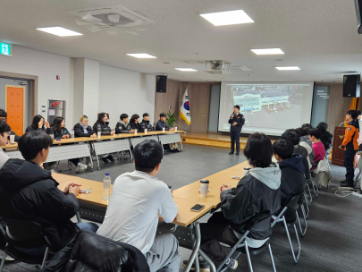 [상지대학교 소방공학과 대상 소방서 견학·소방안전교육]