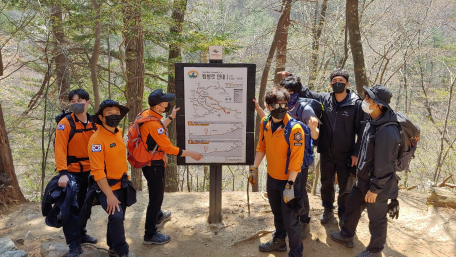 인제소방서, 봄철 산악사고 대비 주요등산로 점검 실시