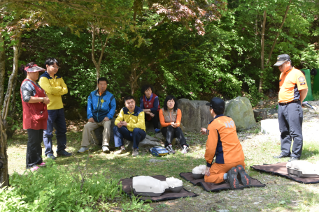 구조대 가리왕산 특별교육훈련