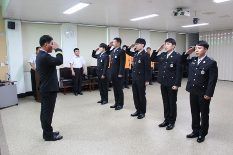 삼척소방서, 신임 소방공무원 임용장 수여식