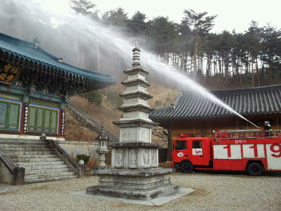 2013.2.15 천은사 목조건축물 합동 소방훈련