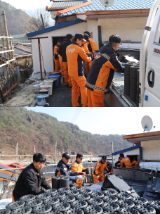 사랑의 연탄나눔행사