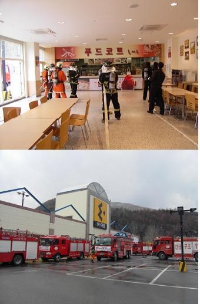 이마트 태백지점 합동소방훈련 실시