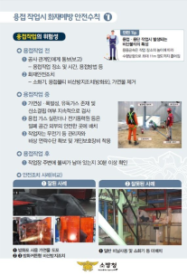 태백소방서, 겨울철 공사장 화재예방 주의 당부