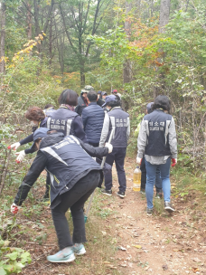 태백소방서, 장성응급처치전문대 아름다운 장성동 가꾸기 봉사