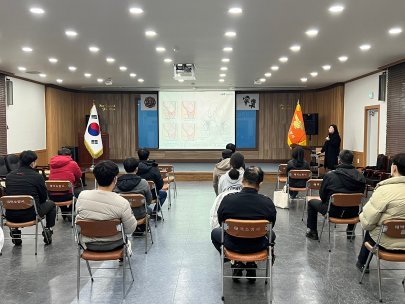 태백소방서, 구급대원 응급산모 이송교육 실시