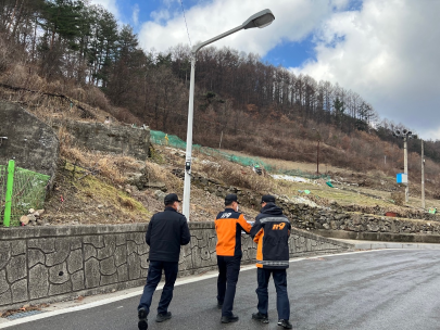 태백소방서, 산림화재 취약지역 관서장 현장 확인