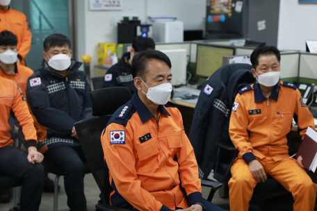 양구소방서장 현장부서 격려 방문