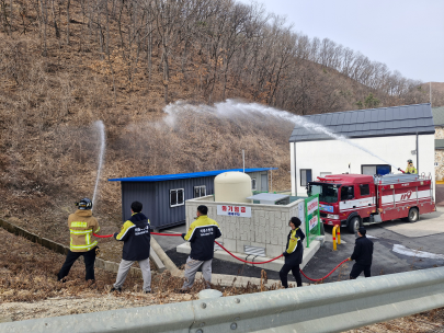 봄철 화재 대비 위험지역 예비주수